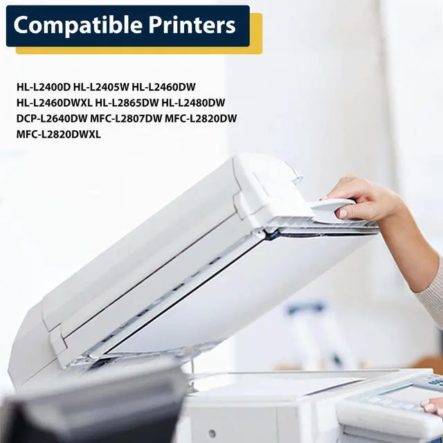 Alt view image 2 of 5 - TN830XL Toner Cartridges Compatible for Brother TN 830XL TN830 | for HL-L2460DW DCP-L2640DW HL-L2480DW HL-L2400D HL-L2405W MFC-L2820DW Printer (3,000 Pages,Black)