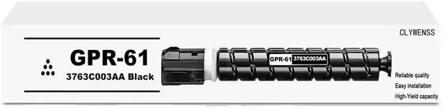 Main image of GPR-61 GPR61 Black Toner Cartridge Replacement for Canon GPR-61 GPR61 3763C003AA for ImageRUNNER Advance DX C5840i C5850i C5860i C5870i Printer (Black, 1-Pack)