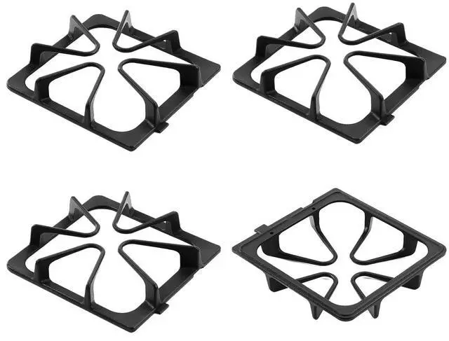 Main image of W10447925 Burner Grates Stove Replacement Parts for Whirlpool Gas Stove Grates Kenmore Maytag Amana Inglis Kirkland 8.3 x 8.8 In Matte Cast Iron Stove Top Oven Grates Cooktop Grates 4 Pcs