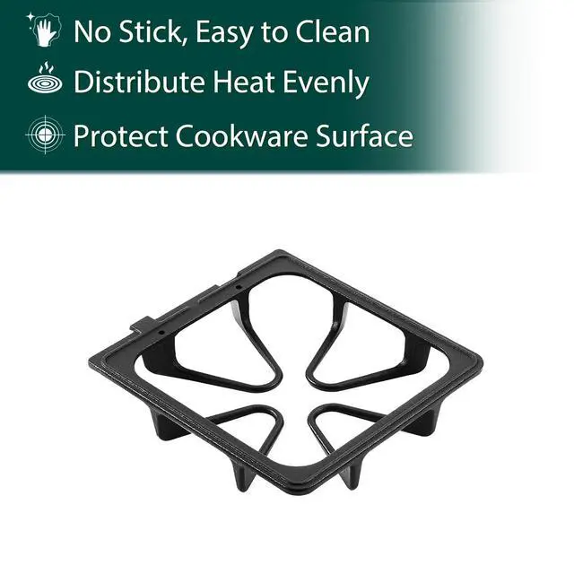 Alt view image 5 of 7 - W10447925 Burner Grates Stove Replacement Parts for Whirlpool Gas Stove Grates Kenmore Maytag Amana Inglis Kirkland 8.3 x 8.8 In Matte Cast Iron Stove Top Oven Grates Cooktop Grates 4 Pcs