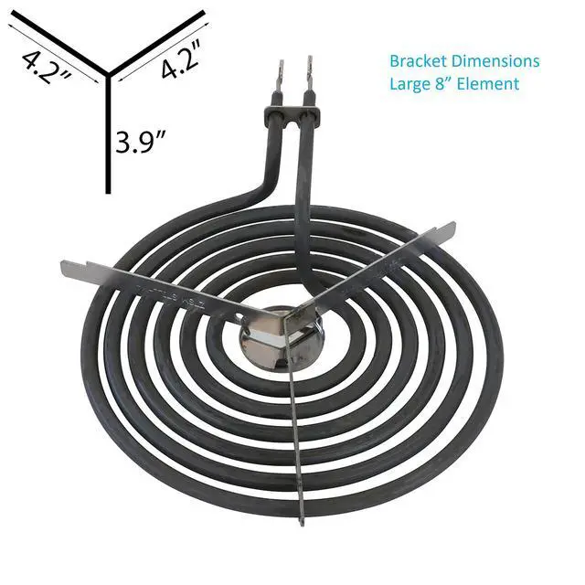 Alt view image 7 of 7 - Bundle WB31M20 and WB31M19 Porcelain Drip Pans and WB30M1 WB30M2 Surface Elements Replacement for GE