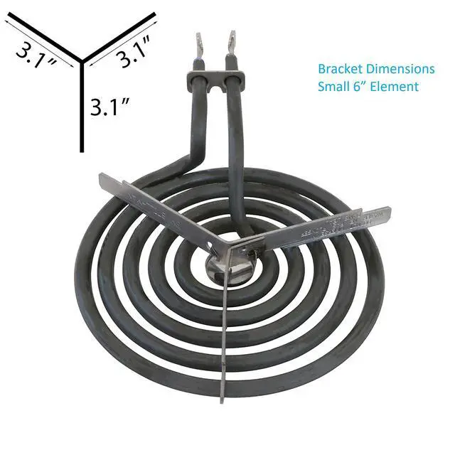 Alt view image 4 of 7 - Bundle WB31M20 and WB31M19 Porcelain Drip Pans and WB30M1 WB30M2 Surface Elements Replacement for GE