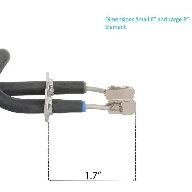 Alt view image 5 of 7 - Bundle WB31M20 and WB31M19 Porcelain Drip Pans and WB30M1 WB30M2 Surface Elements Replacement for GE