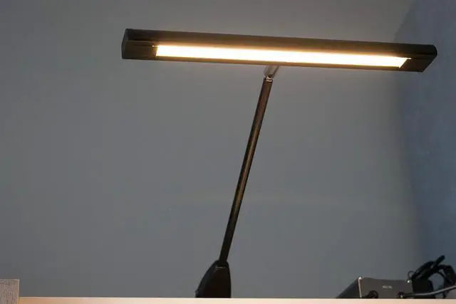 Alt view image 4 of 7 - Trade Show LED Light, 2 Packs 24v Warm White 3000k Exhibit Display Lighting for Popup Booth, Back Drop Panel, Halogen Replacement, Includes UL Power Supply & Mounting C-Clamp Hardware