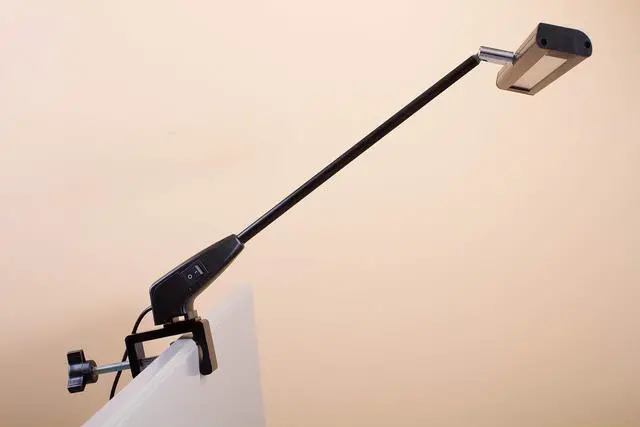 Alt view image 5 of 7 - Trade Show LED Light, 2 Packs 24v Warm White 3000k Exhibit Display Lighting for Popup Booth, Back Drop Panel, Halogen Replacement, Includes UL Power Supply & Mounting C-Clamp Hardware