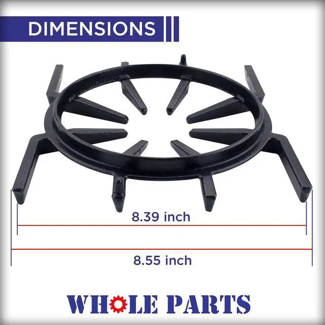 Alt view image 2 of 7 - Upgraded Gas Cooking Ranges Spider Grate Part# PA060001 - Replacement & Compatible with Some Viking Ranges