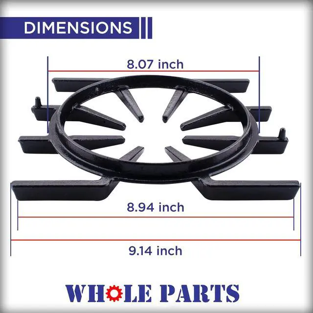 Alt view image 3 of 7 - Upgraded Gas Cooking Ranges Spider Grate Part# PA060001 - Replacement & Compatible with Some Viking Ranges