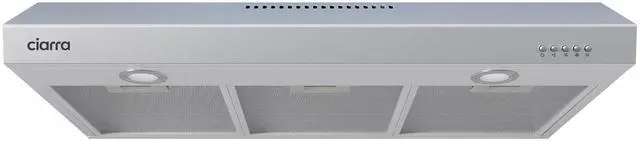 Main image of Under Cabinet Range Hood 30 inch Ductless Convertible Duct, Stove Vent Hood for Kitchen with 3-Speed Exhaust Fan in Stainless Steel