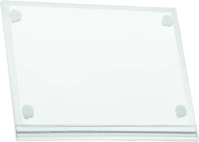 Alt view image 3 of 6 - Self-Adhesive Sign Holder - Letter Size Transparent Document Holders - Water-Resistant IPX5 Tested - Perfect for Outdoor Information Displays - Pack of 5