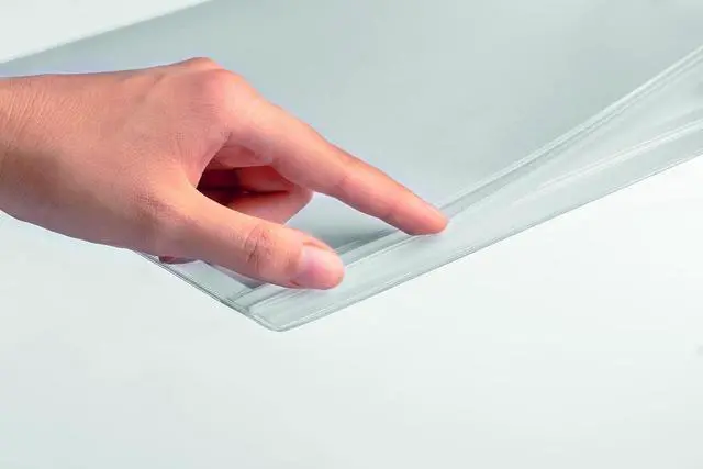 Alt view image 6 of 6 - Self-Adhesive Sign Holder - Letter Size Transparent Document Holders - Water-Resistant IPX5 Tested - Perfect for Outdoor Information Displays - Pack of 5