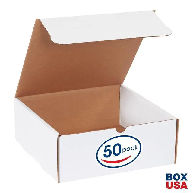 Alt view image 2 of 7 - BM10104 10"L x 10"W x 4"H, White (Pack of 50)