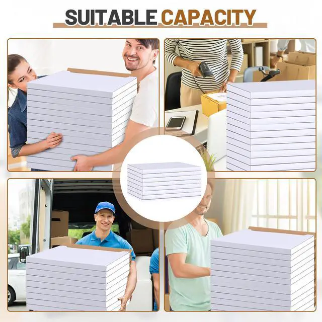 Alt view image 4 of 6 - 40 Pack 20x16x1 Inches Shipping Boxes Medium Corrugated Cardboard Box for Packing Moving Mailing Business Book Christmas Party Gifts Craft