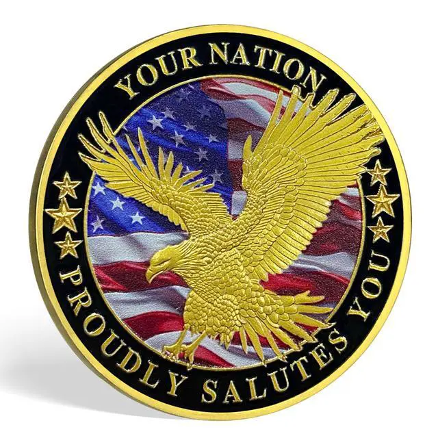 Alt view image 5 of 5 - 82 PCS Military Challenge Coin Thank You for Your Service