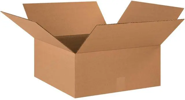Main image of Shipping Boxes Medium 18"L x 18"W x 8"H 25-Pack - Corrugated Cardboard Box for Moving, Mailing, Packing, Packaging and Storage