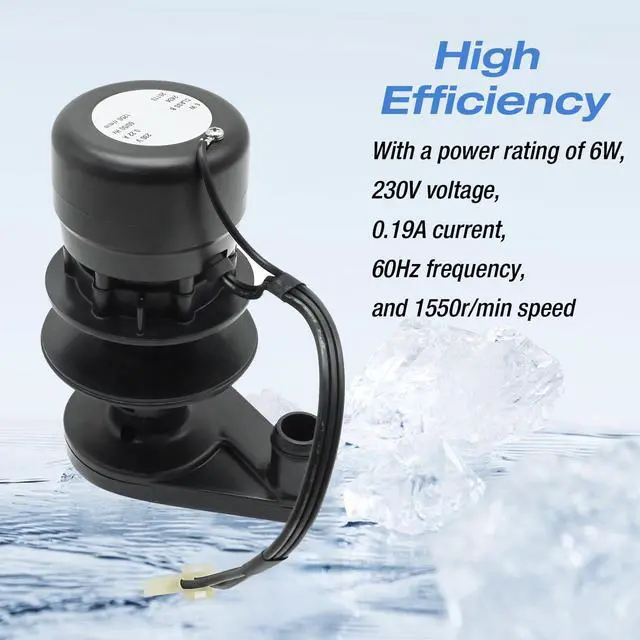 Alt view image 2 of 7 - 8252709 230V Ice Machine Water Pump, Replacement for Manitowoc Ice Machine Water Pump, Replaces 2007399 2008109 8252109 8251139 000000259