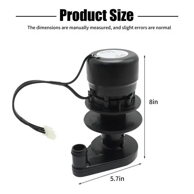 Alt view image 3 of 7 - 8252709 230V Ice Machine Water Pump, Replacement for Manitowoc Ice Machine Water Pump, Replaces 2007399 2008109 8252109 8251139 000000259