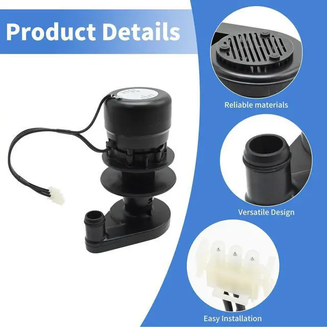Alt view image 4 of 7 - 8252709 230V Ice Machine Water Pump, Replacement for Manitowoc Ice Machine Water Pump, Replaces 2007399 2008109 8252109 8251139 000000259