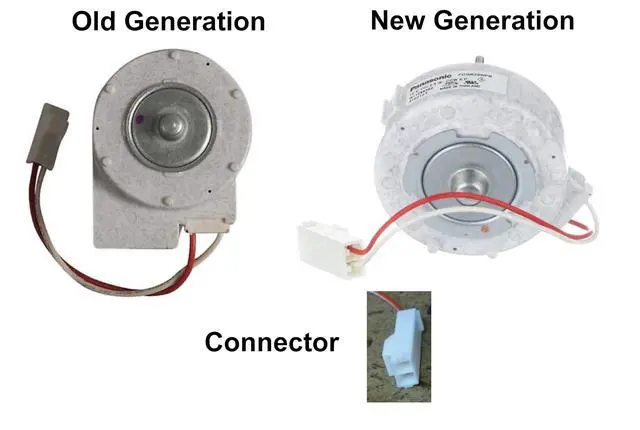 Alt view image 2 of 5 - W11529245 for Whirlpool Maytag Amana Motor Evap W11299369 W10308033 - Compatible Only with Specific Models