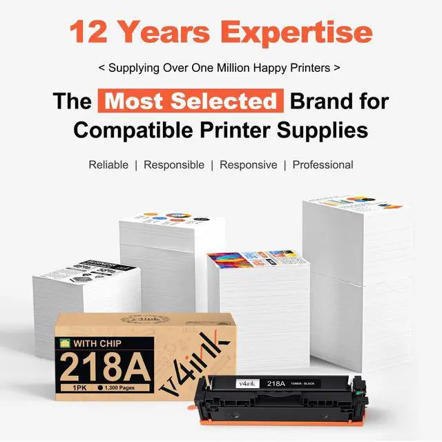 Alt view image 6 of 6 - 218A Toner Cartridge 1-Pack Replacement for HP 218A 218X W2180A Toner | Compatible for HP Color Pro MFP 3301sdw 3301fdw 3301cdw 3201dw Printer 3301 3201 Series | Latest Upgraded Chip
