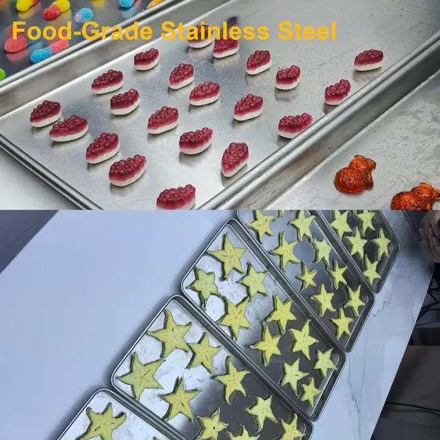 Alt view image 6 of 7 - Metal Trays for Harvest Right Home Pro Freeze Dryer - Heavy-Duty 304 Stainless Steel,Custom-Made Fit for Small Harvest Right Freeze Dryer (Small-4pack)