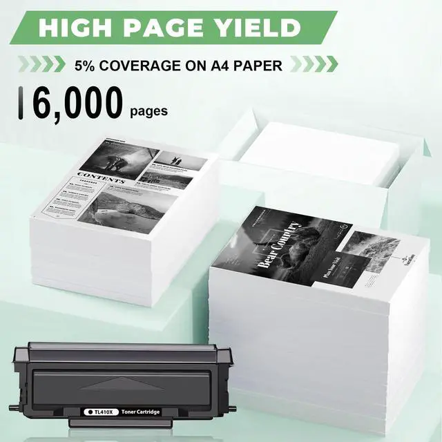 Alt view image 3 of 6 - TL-410X Toner Cartridge M7102dw Toner Compatible for Pantum M7102dw Toner Cartridge TL-410 TL-410X TL-410H for M7102DW P3012DW M6800FDW M7200FDW M7100DW M6802FDW M7102DN M7202FDW (3 Pack)
