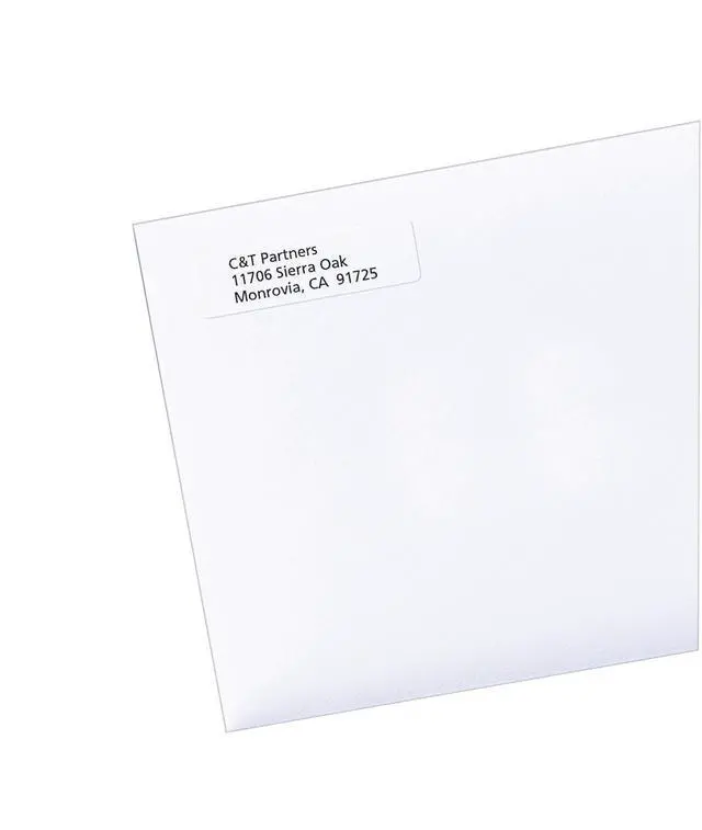 Alt view image 2 of 5 - Labels for Laser & Inkjet Printers, 5 x 1.75, White, Box of 8000 (30640) (Pack of 10)
