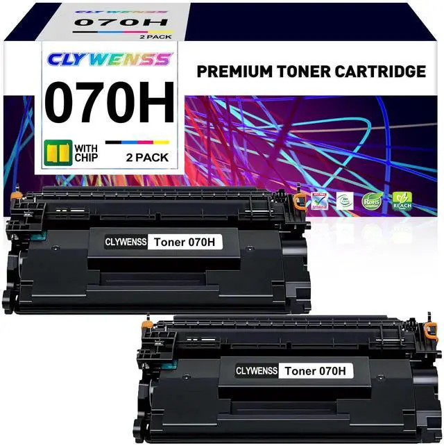 Main image of 070H Toner Cartridge with Chip Replacement for Canon 070H CRG070H 070 High Yield 5640C001 for imageCLASS MF465dw MF462dw LBP246dw LBP247dw Printer (Black, 2-Pack)