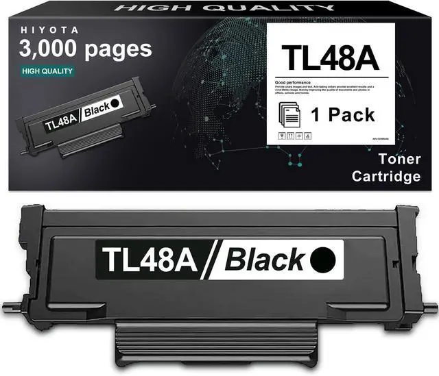 Main image of TL48A TL-48A Black Toner Cartridge (1 Pack) Compatible TL 48A | High Yield Toner Cartridge Replacement for Pantum TL-48A TL48X M15DW M29DW L2710FDW L2300DW L2350DW Series Printer