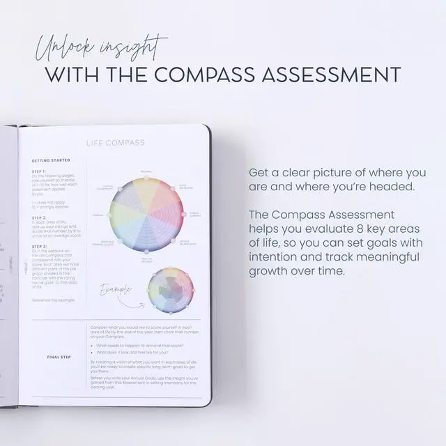 Alt view image 5 of 7 - Goal Setting Companion Notebooks, Fresh Start Set | Undated 12-Months Planner for Bold Vision & Weekly Actions, A5 Confidence-Building Achievement System