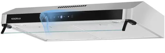 Main image of 400CFM 30 Inch Vent Hood with LED Light | Ducted/Ductless Range Hood with Charcoal Filter| 3- Speed Touch Control | 6-Layers Steel Grease Filters