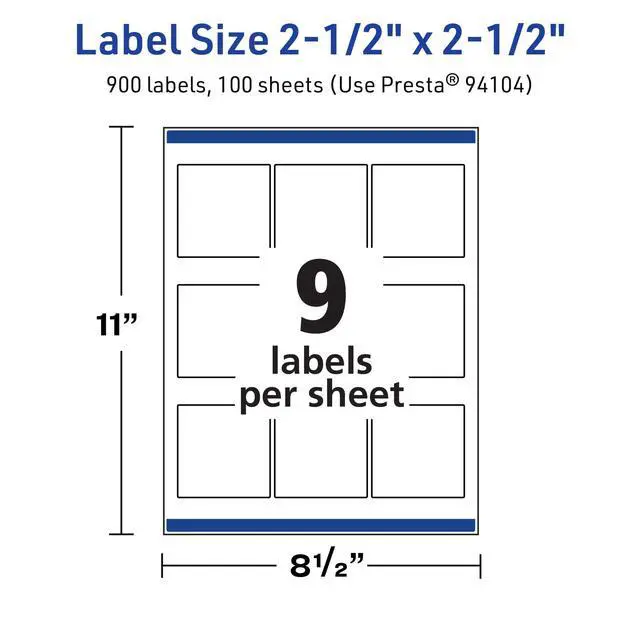 Alt view image 5 of 7 - TrueBlock Matte White Square Labels, Sure Feed Technology, 2.5" x 2.5", 900 Matte White Labels, Laser/Inkjet Printable, Great for Packaging and Product Merchandising