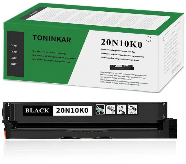 Main image of 20N10K0 Black Toner Cartridge for cx331 cx432 cs432 cx331adwe Toner
