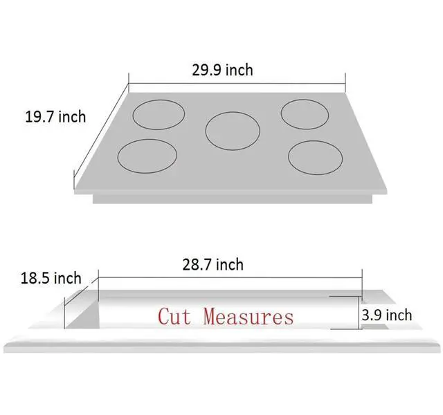 Alt view image 4 of 7 - 30 Inch Gas Cooktop, Built-in 5 Burners Stainless Steel Stove Top Propane/Natural Gas Convertible Dual Fuel Cooktop (Black)