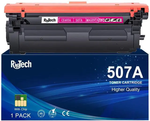 Main image of 507A Magenta CE403A CE403X 1 Pack Toner Cartridge for HP 507X 507 for M551 | Compatible for HP Laser jet enterprise 500 color m551 m551dn m551n m551xh m570dn m570dw m575c m575dn m575f Printer