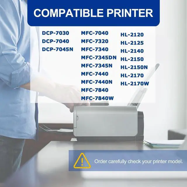 Alt view image 2 of 5 - 1 PK DR360 Black Drum Unit 15,000 pages High Yield Compatible, DR360, Replacement for Brother DCP-7030 DCP-7040 HL-2120 HL-2125 HL-2140 HL-2150 HL-2170 MFC-7040 MFC-7320 MFC-7440 MFC-7840 Printer