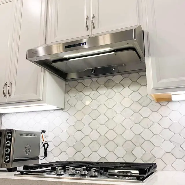 Alt view image 7 of 7 - SUS304 Deflector Board, Compatible with TruSteam SC88/SC81, Suction Coverage, Hood Accessories, Dishwasher Safe, Easy to Clean, Better Appearance for Range Hood