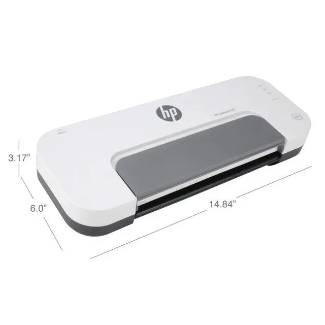 Alt view image 4 of 7 - HP - Hot & Cold Thermal Laminator Kit, 9.2-Inch with 100 Pouches | Hot And Cold Laminator Starter Kit, 9.2-Inch, 2-Roller System, 100 Pouches Included, Jam Release, For Photos And Documents
