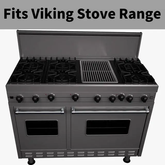 Alt view image 6 of 6 - Upgraded PA060037 PA060024 Spider Grate Replacement Parts for Viking Stove Parts Burner Grate, VDSC305 VGIC305 VGIC365 Cast Iron Cooking Grate for Viking Range Parts Cooktop Grates 4 Pcs