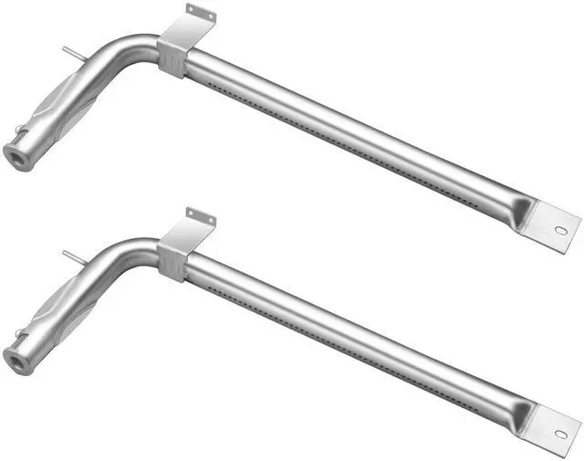 Main image of PB050012 Viking Appliance Oven Burner, Burner Tube Gas Replacement Parts | Grill Parts for EVGIC305 VGIC365 VGRC605 VGSS480 VGIC367 VGSC300 VGSC305 Viking Range Parts, Stainless Steel, 2-Pack, 17 Inch