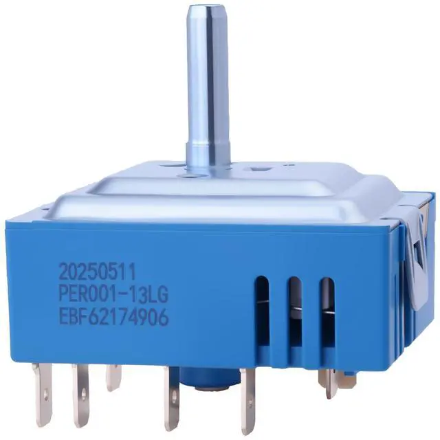 Main image of PER001-13LG, PER001-13S T Burner Infinite Control Switch for LG Electric Range, Replaces EBF62174901, EBF62174906