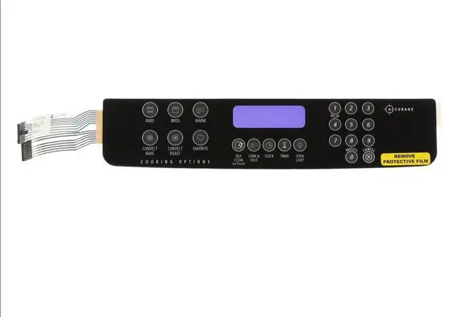 Main image of W10207933 Compatible with Whirlpool Range Membrane Switch Touch Pad OEM Part WPW10207933, AP6017098, 1547595, 7450P117-60, GW399LXUS0, PS11750393,AH2355397,EA2355397