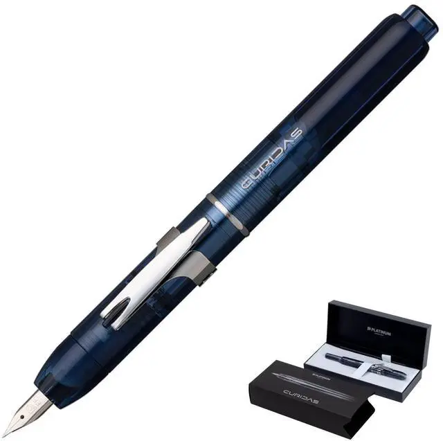 Main image of Fountain Pen, Curidus, Abyss Blue, Fine Point, PKN-7000#50-2