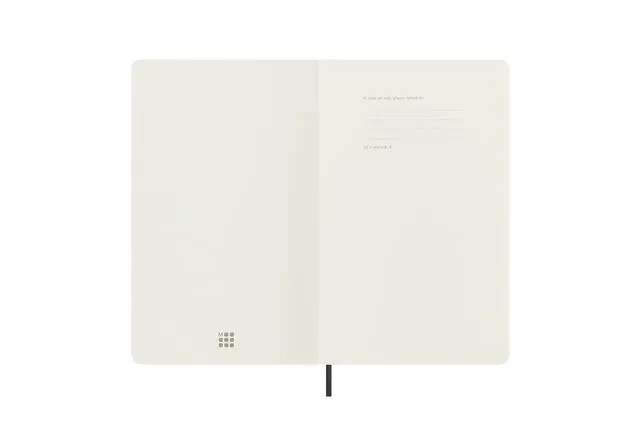 Alt view image 5 of 7 - Limited Edition Notebook Vegea, Large, Ruled, Black Boa, Soft Cover (5 x 8.25)