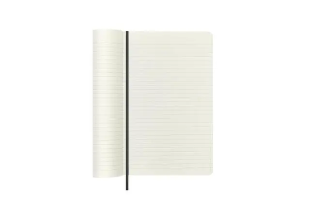 Alt view image 6 of 7 - Limited Edition Notebook Vegea, Large, Ruled, Black Boa, Soft Cover (5 x 8.25)