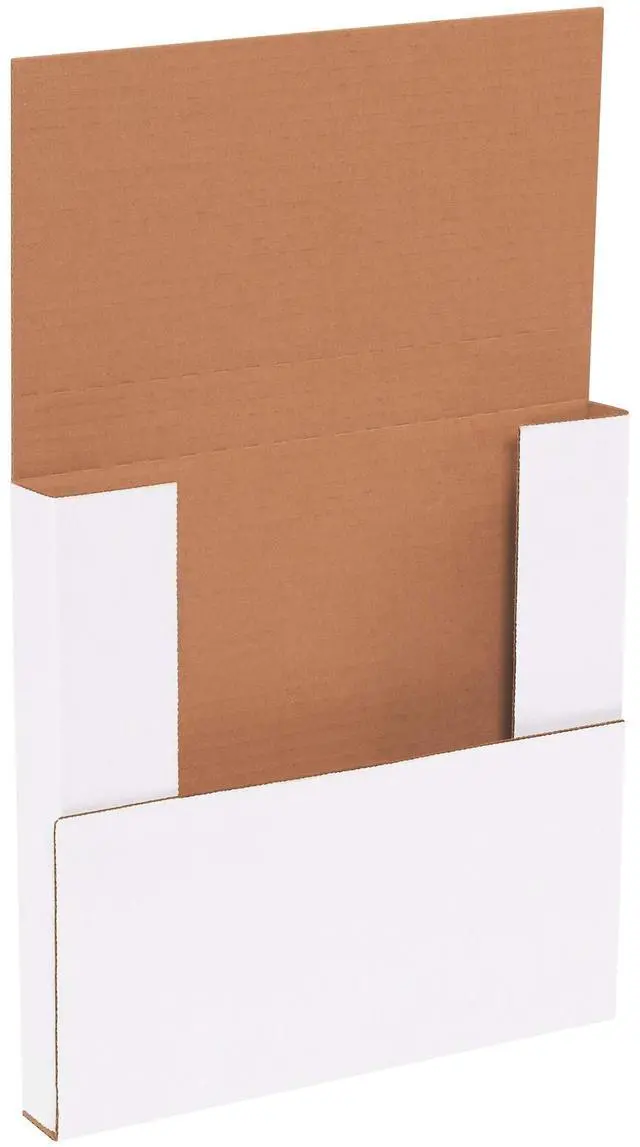 Main image of Mailer Boxes Medium 10 1/4"L x 10 1/4"W x 1"H 50-Pack - Corrugated Cardboard Box for Shipping, Moving, Mailing, Packing, Packaging and Storage