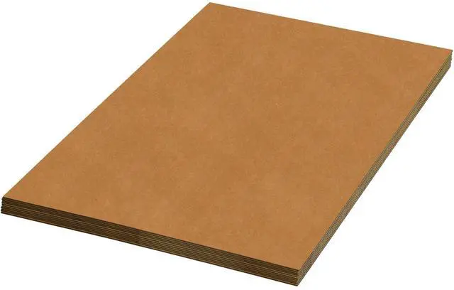 Main image of Corrugated Cardboard Sheets, 24' x 16', Kraft, Pack of 50