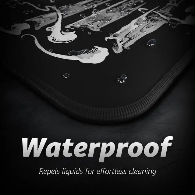 Alt view image 4 of 7 - ® Extended Gaming Mouse Pad | XXXL 45" x 20" | 5mm Thick, Waterproof Surface, Smooth Polyester Fabric, and Natural Rubber Base | Goety