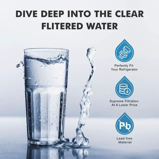 Alt view image 7 of 7 - HX2019F-A HX2019FR-A Water Replacement, 3 Count | Compatible With Hisense HRM260N6TSE, HRFD560SW, HRCD585BW, HRFD634BW, HRCD650BW, HRCD586TBWB and Mora MRM260N6TSE