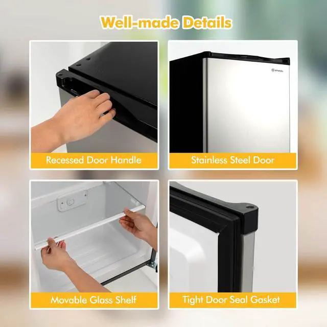 Alt view image 5 of 7 - Compact Upright Freezer, Mechanical Control Freezer w/7 Grade Adjustable Thermostat, EP23796 Upright Freezers