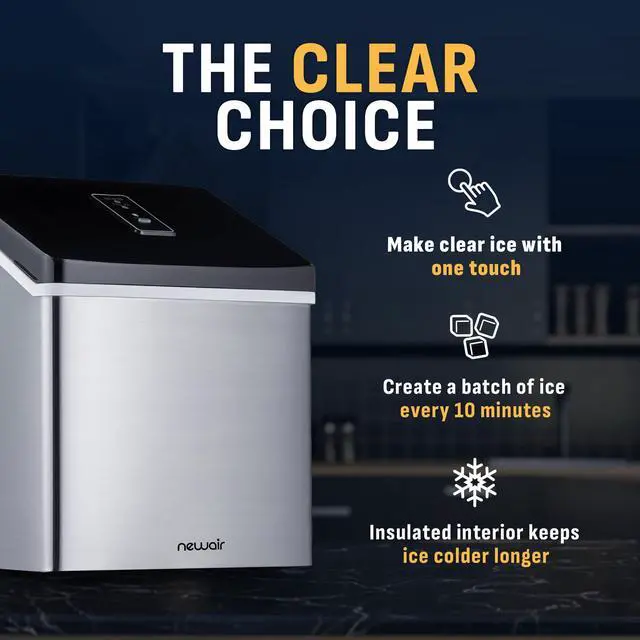 Alt view image 4 of 7 - Silver Countertop Ice Maker Machine, Compact Automatic Ice Maker, Cubes Ready in Under 15 Minutes, Portable Ice Cube Maker, Perfect for Home/Kitchen/Office/Bar